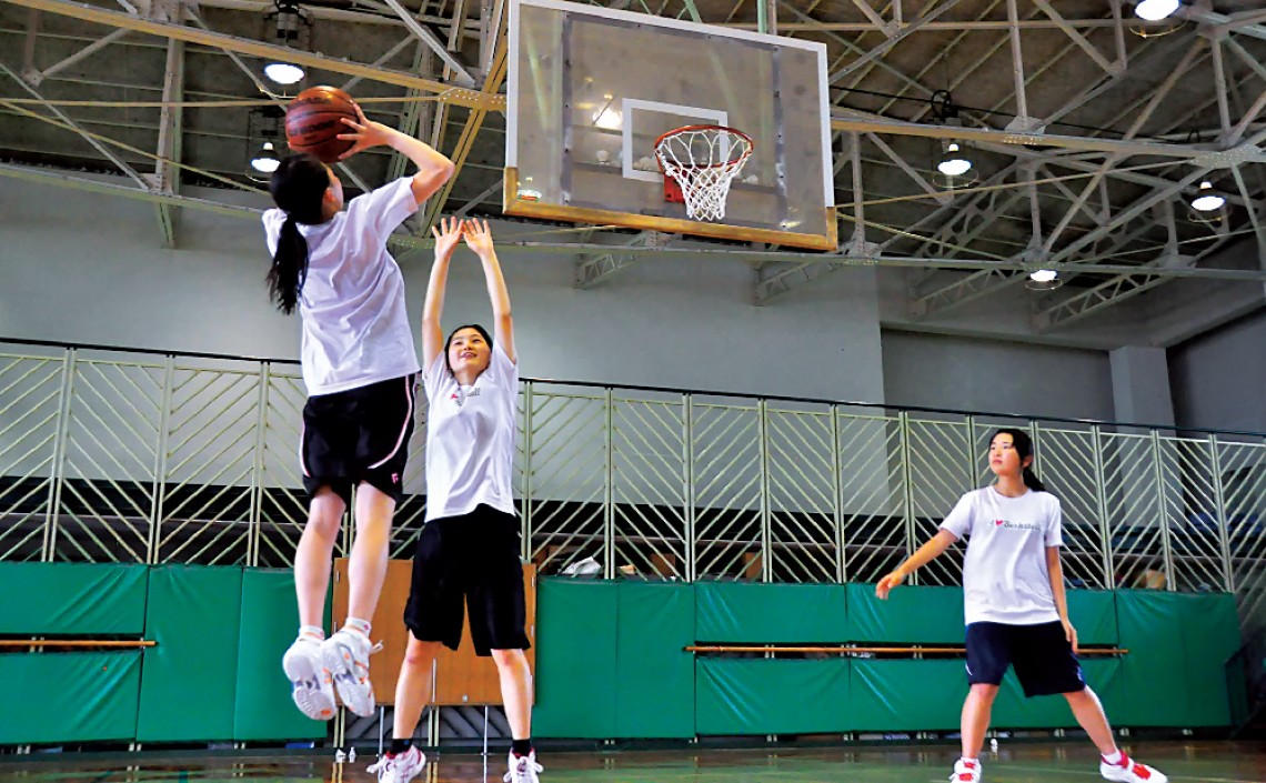 中学バスケットボール部 大阪女学院